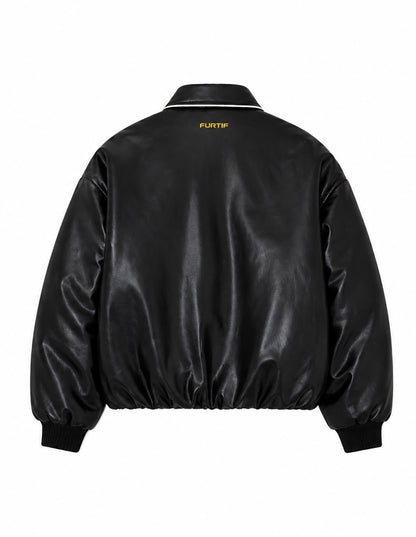 Padded Leather Jacket